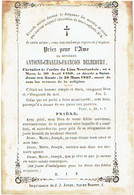 MONS / ST. JOSSE-ten-NOODE - Antoine Charles DELECOURT - Né 1789 Et Décédé 1853 - Devotieprenten
