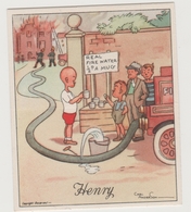 Carl Anderson WIX & Sons KENSITAS 1936 HENRY Humour Pompier Fireman Conflagration Fire Incendie Young Boy Joke - Wills