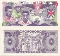 Ghana 10 Cedis 1984. UNC - Ghana