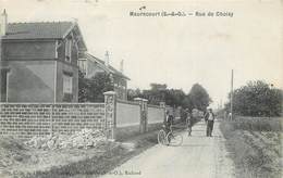 CPA 78 Yvelines Maurecourt Rue De Choisy - Cycliste - Maurecourt