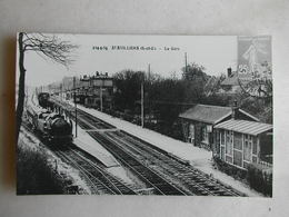 PHOTO Repro De CPA - Gare - La Gare De Survilliers - Eisenbahnen