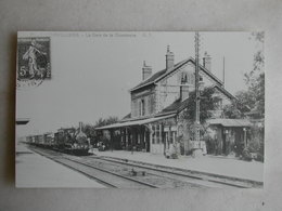PHOTO Repro De CPA - Gare - La Gare De La Courneuve - Eisenbahnen