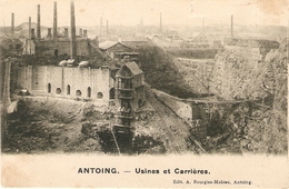 Antoing : Usines Et Carrières 1917 - Antoing