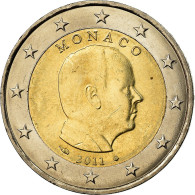 Monaco, 2 Euro, Prince Albert, 2011, SPL, Bi-Metallic, KM:195 - Monaco