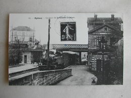 PHOTO Repro De CPA - Gare - La Gare D'Epinay (gare De La Grande Ceinture) - Treni