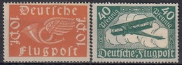 Germany Reich 111-112,unused,falc Hinged,no Gum - Unused Stamps