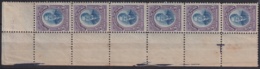 1910-177 CUBA REPUBLICA 1910 Ed.183 3c BARTOLOME MASO PATRIOTAS ORIGINAL GUM BLOCK 6. - Unused Stamps
