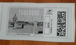 Timbre En Ligne "Toulouse" (Lettre Verte) - France - Francobolli Stampabili (Montimbrenligne)