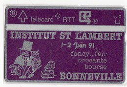 BELGIQUE TELECARTE 5 UNITES INSTITUT SAINT LAMBERT CN 102H NEUVE MINT - [4] Colecciones