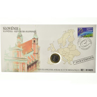 Slovénie, 1 Euro, 2007, Enveloppe Philatélique Numismatique, SPL, Bi-Metallic - Slovenia