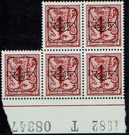 PRE  809P7  Bloc 5 Bdf ** 1982 ... - Sobreimpresos 1967-85 (Leon Et Banderola)