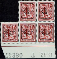 PRE  809P7  Bloc 5 Bdf ** 1982 ... - Typos 1967-85 (Löwe Und Banderole)