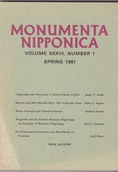 Monumenta Nipponica. Volume XXXVI. Number 1. Spring 1981. - Azië