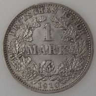 Allemagne, Empire, 1 Mark 1910 D, TTB, KM#14. - 1 Mark