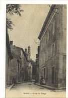 Carte Postale Ancienne Rians - Entrée Du Village - Rians