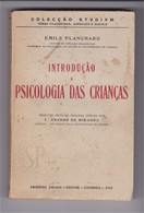 Portugal 1942 Emile Plachard Introdução à Psicologia Colecção Stvdivm Arménio Amado Coimbra Psychology Psychologie - School