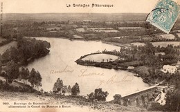 CPA -  22 - BOSMELEAC - Barrage De Bosméléac Alimentant Le Canal De Nantes à Brest - Bosméléac