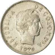 Monnaie, Colombie, 20 Centavos, 1970, TB+, Nickel Clad Steel, KM:237 - Colombia