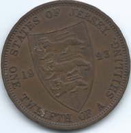 Jersey - 1923 - George V - 1/12 Shilling - KM12 - Jersey