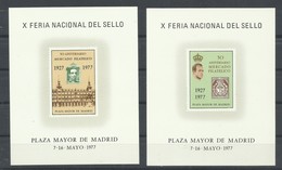 ESPAÑA  HOJAS RECUERDO EN CARTON     EDIFIL  48/49     MNH  ** - Hojas Conmemorativas