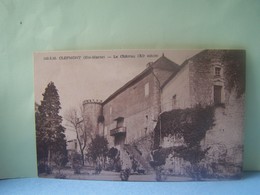 CLEFMONT (HAUTE MARNE) LES ARBRES. LE CHATEAU. XI°SIECLE.  100_9748GRT - Clefmont