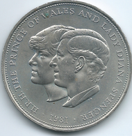United Kingdom - 1981 - Elizabeth II - 25 Pence - Wedding Of Prince Charles & Lady Diana Spencer - KM925 - 25 New Pence