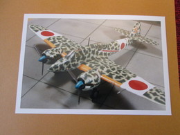 CAGI3 Format Carte Postale Env 15x10cm : SUPERBE (TIRAGE UNIQUE) PHOTO MAQUETTE PLASTIQUE 1/48e AVION JAPONAIS COLORé - Avions