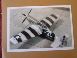 CAGI3 Format Carte Postale Env 15x10cm : SUPERBE (TIRAGE UNIQUE) PHOTO MAQUETTE PLASTIQUE 1/48e P-51D MUSTANG USAF - Flugzeuge