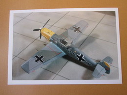 CAGI3 Format Carte Postale Env 15x10cm : SUPERBE (TIRAGE UNIQUE) PHOTO MAQUETTE PLASTIQUE 1/48e Me-109E ? LUFTWAFFE - Airplanes