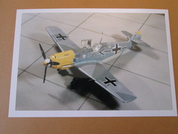 CAGI3 Format Carte Postale Env 15x10cm : SUPERBE (TIRAGE UNIQUE) PHOTO MAQUETTE PLASTIQUE 1/48e Me-109E ? LUFTWAFFE - Avions