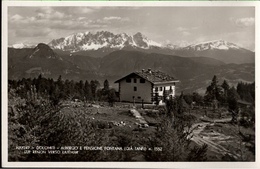 ! Alte Ansichtskarte Dolomiti, Albergo Fontana, Tann Renon, 1936, Südtirol, Trentino Alto Adige - Altri & Non Classificati