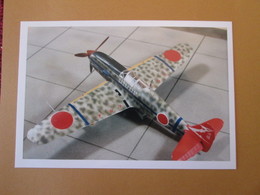 CAGI3 Format Carte Postale Env 15x10cm : SUPERBE (TIRAGE UNIQUE) PHOTO MAQUETTE PLASTIQUE 1/48e KI-61 HIEN Très Coloré - Airplanes