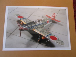 CAGI3 Format Carte Postale Env 15x10cm : SUPERBE (TIRAGE UNIQUE) PHOTO MAQUETTE PLASTIQUE 1/48e KI-61 HIEN Très Coloré - Flugzeuge