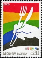 Coree Du Sud Korea 2274 Gastronomie, Fourchette, Couteau, Baguettes - Food