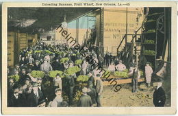 African-Americans - Unloading Bananas - Fruit Wharf - New Orleans - Black Americana