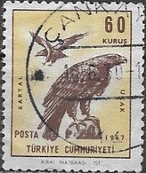 TURKEY 1967 Air. Birds - 60k. Imperial Eagle FU - Poste Aérienne