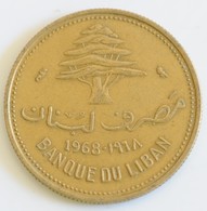 LIBANO 10 PIASTRES 1968 - Líbano