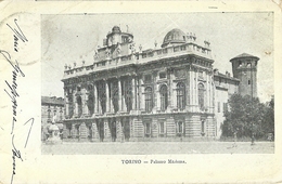 7795" TORINO-PALAZZO MADAMA "  - CARTOLINA POSTALE ORIGINALE SPEDITA 1904 - Palazzo Madama