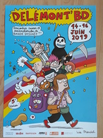 Affiche MANDEL Lisa Festival BD Delémont 2019 (HP Brune Platine Nini Patalo - Affiches & Posters