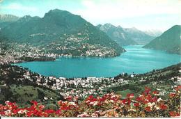 Lugano Paradiso (Ticino, Svizzera) Panorama Col Monte Bré, Panoramic View, Vue Panoramique - Paradiso