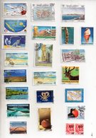 Env 1 : Nouvelle Calédonie : Lot De 22 Timbres Des Années 90 - Used Stamps