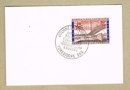 Bruxelles Expo 58 Cachet Journées Tunisiennes Tunesische Dagen  Sur Timbre COB 1047 Fragment - 1958 – Bruselas (Bélgica)