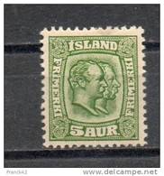 Islande. 5 Aurar Vert - Ongebruikt