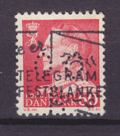 Denmark Perfin Perforé Lochung (O15) 'OOB' Olaf O. Barfod Co., København Fr. IX. Stamp (2 Scans) - Varietà & Curiosità