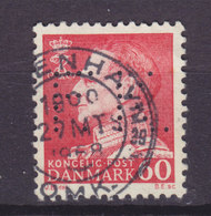 Denmark Perfin Perforé Lochung (F26) 'F.K.' Frederiksberg Kommune, København Fr. IX. Stamp (2 Scans) - Varietà & Curiosità