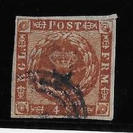 Danemark N°8 - Oblitéré - B/TB - Used Stamps