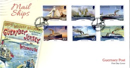 Europa 2020 - Guernsey Guernesey - Mail Ships FDC - 2020