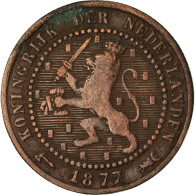 Monnaie, Pays-Bas, William III, Cent, 1877, TB+, Bronze, KM:107.1 - 1849-1890 : Willem III