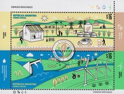 Argentina - 2018 - Renewable Energy - Mint Souvenir Sheet - Unused Stamps
