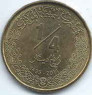 Libya - 1435 - 2014 - ¼ Dinar - KM34 - Libia